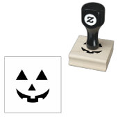 かわいいハロウィンカボチャのジャックOランタンスタンプ ラバースタンプ (押印)