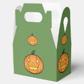 かわいいハロウィンカボチャ フェイバーボックス (オープン)