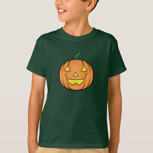 かわいいハロウィンカボチャ Tシャツ (正面)