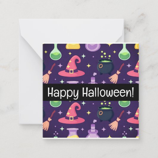 かわいいハロウィンカード、まとめ買い！ ノートカード (正面)