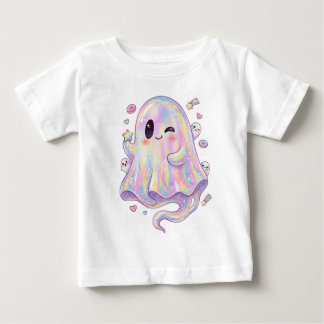 かわいいハロウィンガーゴイルレインボーパステル子供服 ベビーTシャツ