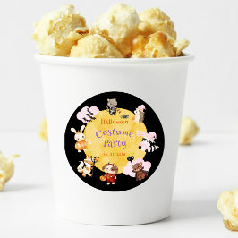 かわいいハロウィンキッズコスチュームパーティー ラウンドシール