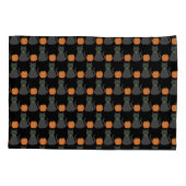 かわいいハロウィンキャットとカボチャ両面プリント 枕カバー (裏面)