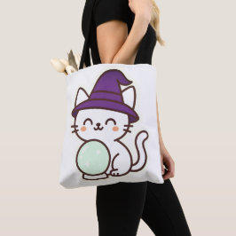 かわいいハロウィンキャット – 魔法と愛らしい不気味 トートバッグ