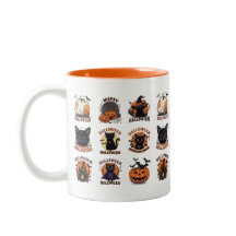 かわいいハロウィンキャラクターのハロウィンマグカップ