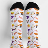 かわいいハロウィンキャラクター ソックス (上部)