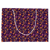 かわいいハロウィンキャンディパターン抱き枕 ラージペーパーバッグ (裏面)