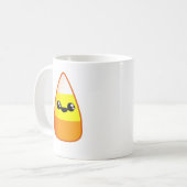 かわいいハロウィンキャンディーコーン コーヒーマグカップ (正面左)