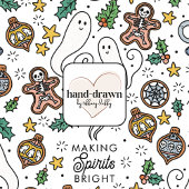 かわいいハロウィンクリスマス家族写真 シーズンカード