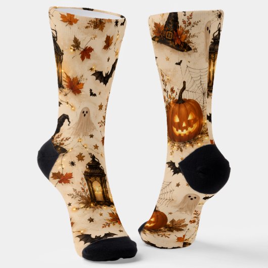 かわいいハロウィンクルーズソックス ソックス (傾斜あり)