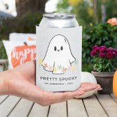 かわいいハロウィンゴーストフラワー 缶クーラー