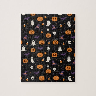 かわいいハロウィンシームレスパズル ジグソーパズル