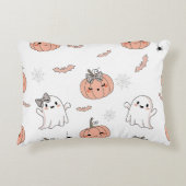 かわいいハロウィンシームレスパターン アクセントクッション (正面)