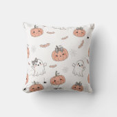 かわいいハロウィンシームレスパターン クッション (正面)