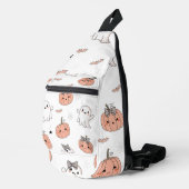かわいいハロウィンシームレスパターン スリングバッグ (右コーナー)