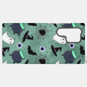 かわいいハロウィンシームレスパターン SAMSUNG GALAXYケース (裏面横)