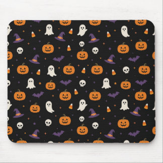 かわいいハロウィンシームレス柄マウスパッド マウスパッド