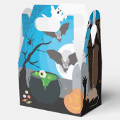 かわいいハロウィンシーンキッズハローウィンパーティ フェイバーボックス (オープン)