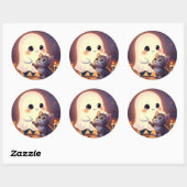 かわいいハロウィンスタンプ ラウンドシール (シート)