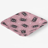 かわいいハロウィンスパイダーパターン ペーパープレート (傾斜あり)