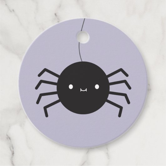 かわいいハロウィンスパイダー フェイバータグ (正面)
