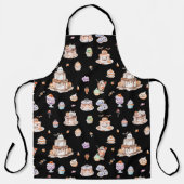 かわいいハロウィンデザート柄エプロン エプロン (正面)