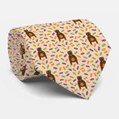 かわいいハロウィンネズミとカボチャ ネクタイ (ロール)
