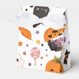 かわいいハロウィンパターンのかぼちゃのデザイン フェイバーボックス