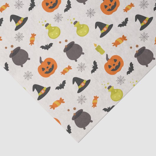 かわいいハロウィンパターンティシューペーパー 薄葉紙 (詳細)