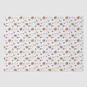かわいいハロウィンパターン かぼちゃ おばけ コウモリ 薄葉紙 (正面)