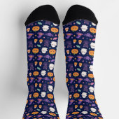かわいいハロウィンパターン  ソックス (上部)