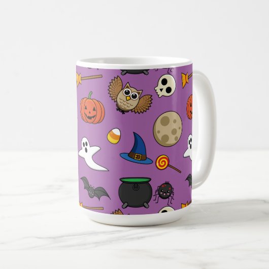 かわいいハロウィンパック コーヒーマグカップ (正面右)