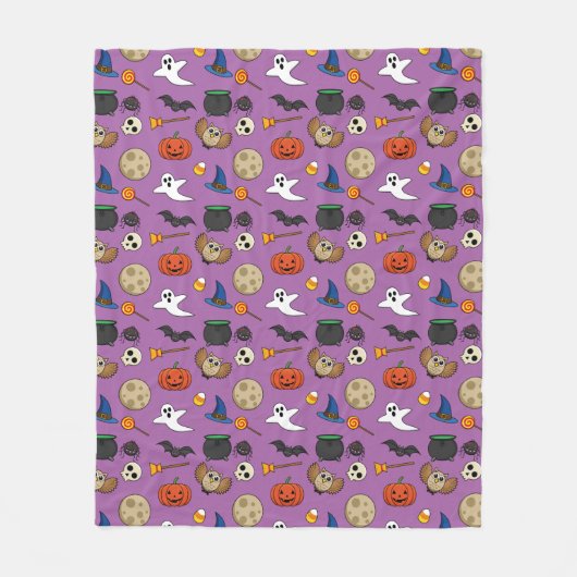 かわいいハロウィンパック フリースブランケット (正面)