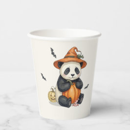 かわいいハロウィンパンダのカボチャペーパカップ 紙コップ