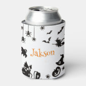 かわいいハロウィンパーソナライズされたクーラーボックス-カスタム 缶クーラー (缶正面)
