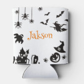 かわいいハロウィンパーソナライズされたクーラーボックス-カスタム 缶クーラー (裏面)