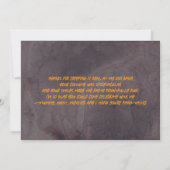 かわいいハロウィンパーティー サンキューカード (裏面)