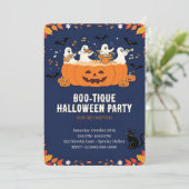 かわいいハロウィンパーティー 招待状 (スタンド正面)