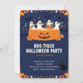 かわいいハロウィンパーティー 招待状 (正面)