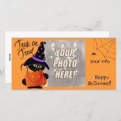 かわいいハロウィンフォトカード シーズンカード (正面/裏面)