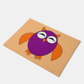 かわいいハロウィンフクロウの姿 ドアマット (アングル)