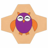 かわいいハロウィンフクロウサッカーボール サッカーボール (フラット)
