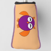 かわいいハロウィンフクロゴルフのパターカバー ゴルフヘッドカバー (回転90)