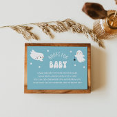 かわいいハロウィンブックのベビー要求の挿入 エンクロージャーカード