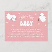 かわいいハロウィンブックのベビー要求の挿入 エンクロージャーカード (正面)