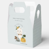 かわいいハロウィンブルー幽霊リトルブベビーシャワー フェイバーボックス (オープン)