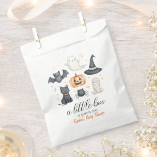 かわいいハロウィンベビーシャワーのお礼袋 リトルブー フェイバーバッグ