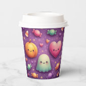 かわいいハロウィンペーパーカップ 紙コップ (裏面)