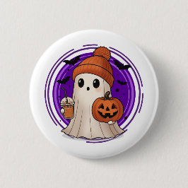かわいいハロウィンボタン＆ピンズ 幽霊、カボチャ 缶バッジ