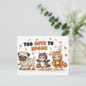 かわいいハロウィンポストカード ポストカード (スタンド正面)